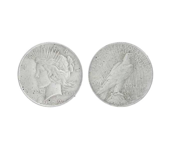 1922 U.S. Peace Silver Dollar Coin