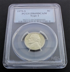 1979-S Jefferson Nickel Graded PCGS PR69DCAM
