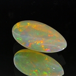 9.31CT Teardrop Cabochon White Opal Gemstone 