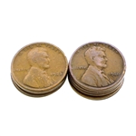 10 1920-1929 Lincoln Wheat Cent Pennies