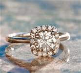 Terrific Investment Value! 1 Carat Brand New Diamond Ring in 14KT Gold Setting! (VGN B-186) 