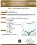 18KT White Gold Necklace 1.92CT Sapphire Corundum and 1.92CT Diamonds