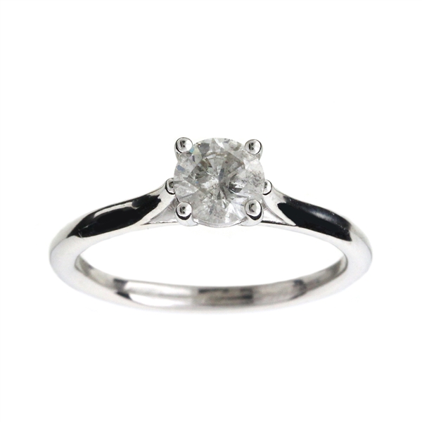 Diamond Solitaire 0.62ct Center 14kt Gold Gorgeous Great Investment Ring!