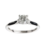 Diamond Solitaire 0.62ct Center 14kt Gold Gorgeous Great Investment Ring!
