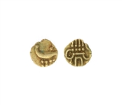 1795-1850 India Fanam 0.585 purity Gold Coin 