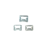2.93CT Rectangular Step Cut Natural Aquamarine Parcel