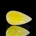 6.62CT Teardrop Cabochon White Opal Gemstone 