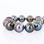 11mm to 14mm Tahitian Cultured Pearl Necklace with 14K White Gold Clasp (GIA CERTIFIED) (Vault_R64) 