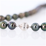 11mm to 14mm Tahitian Cultured Pearl Necklace with 14K White Gold Clasp (GIA CERTIFIED) (Vault_R64) 