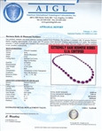 33.05ctw BURMESE Ruby and 8.82ctw Diamond Platinum Necklace (GIA CERTIFIED) (Vault_R64) 
