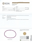 33.05ctw BURMESE Ruby and 8.82ctw Diamond Platinum Necklace (GIA CERTIFIED) (Vault_R64) 