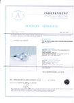 1.01ct G COLOR SI3 CLARITY CENTER Diamond 18K White Gold Ring (1.34ctw Diamonds) (Vault_R64) 