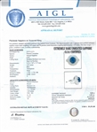 5.05ct UNHEATED Blue Sapphire and 1.05ctw Diamond Platinum Ring (GIA CERTIFIED) (Vault_R64) 